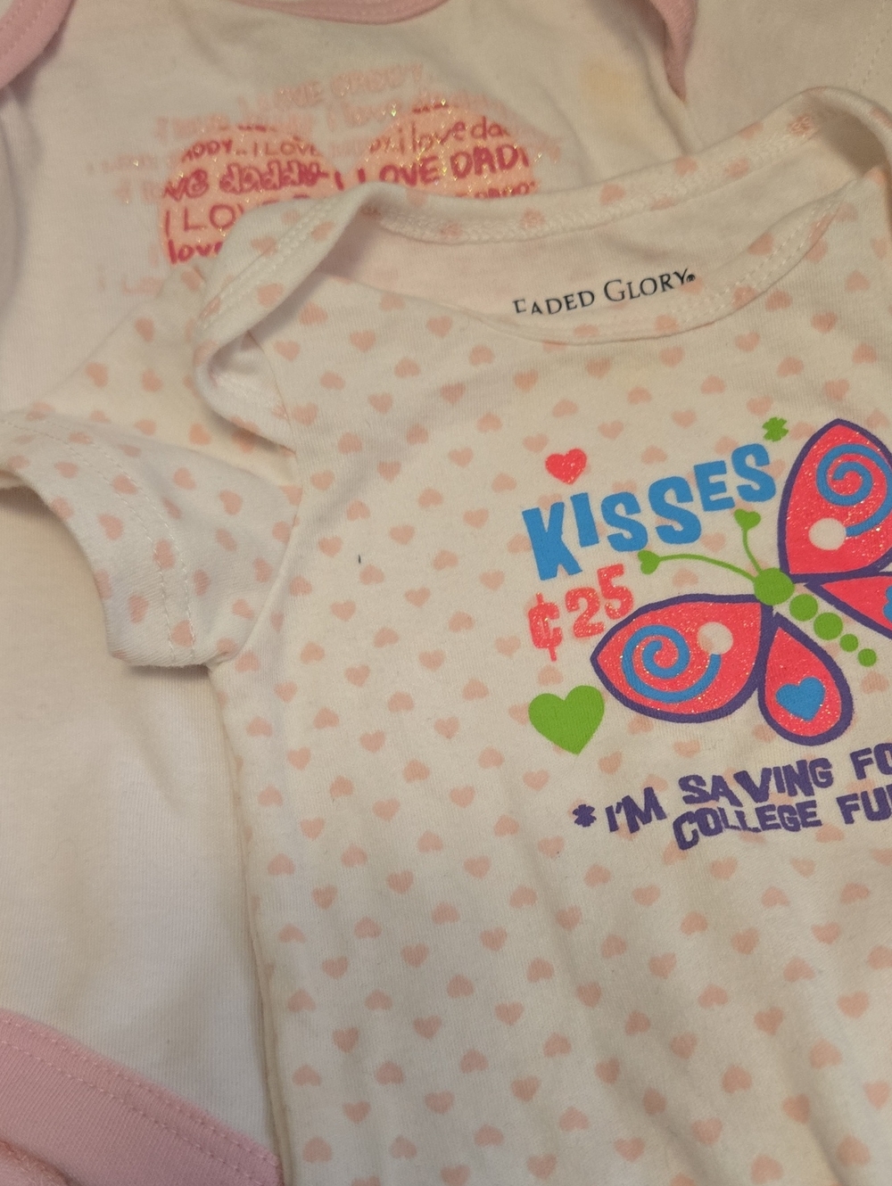 Set of two body suits
